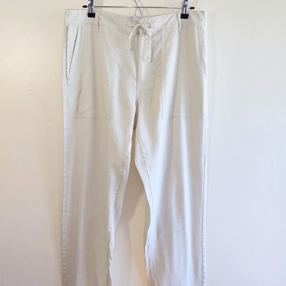 Rail Riders Hemp Blend Chino Pants Straight Leg Pockets Casual Outdoor Men 34x32